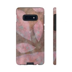 Tough Case Cell Phone Cover Colorful Leaves Leaf Print Purple Beige Cream Brown Nature Art Print Old Antique Vintage