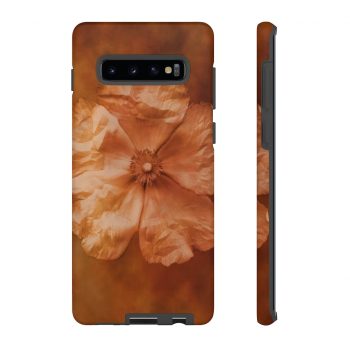 Tough Case Cell Phone Cover Flower Art Print Old Antique Vintage Botanical Tan Beige Brown