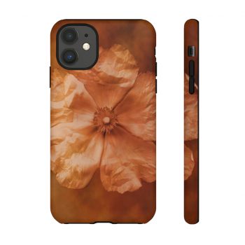 Tough Case Cell Phone Cover Flower Art Print Old Antique Vintage Botanical Tan Beige Brown