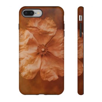 Tough Case Cell Phone Cover Flower Art Print Old Antique Vintage Botanical Tan Beige Brown