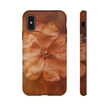 Tough Case Cell Phone Cover Flower Art Print Old Antique Vintage Botanical Tan Beige Brown