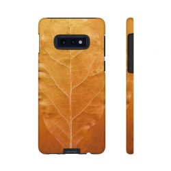 Tough Case Cell Phone Cover Golden Leaf Vein Print Beige Gold Nature Art Print Old Antique Vintage