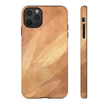 Tough Case Cell Phone Cover Leaves Leaf Print Abstract Sand Brown Beige Cream Nature Art Print Old Antique Vintage