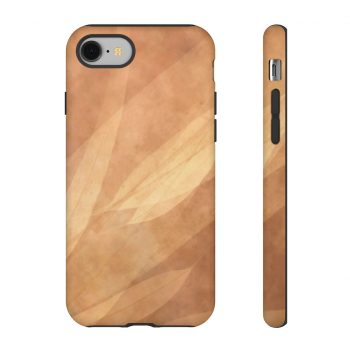 Tough Case Cell Phone Cover Leaves Leaf Print Abstract Sand Brown Beige Cream Nature Art Print Old Antique Vintage