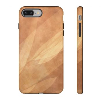 Tough Case Cell Phone Cover Leaves Leaf Print Abstract Sand Brown Beige Cream Nature Art Print Old Antique Vintage