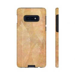 Tough Case Cell Phone Cover Leaves Leaf Vein Print Beige Cream Brown Nature Art Print Old Antique Vintage