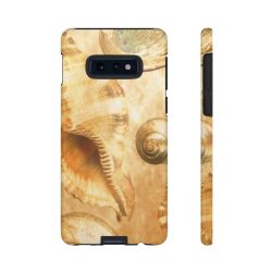 Tough Case Cell Phone Cover Sea Shells Seashells Ocean Cream Beige Brown Gold Art Print Old Antique Vintage