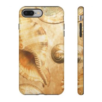 Tough Case Cell Phone Cover Sea Shells Seashells Ocean Cream Beige Brown Gold Art Print Old Antique Vintage