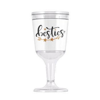 Wine Gobblet 8oz - Besties