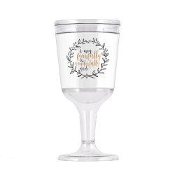 Wine Gobblet 8oz - I am fearfully and wonderfully made