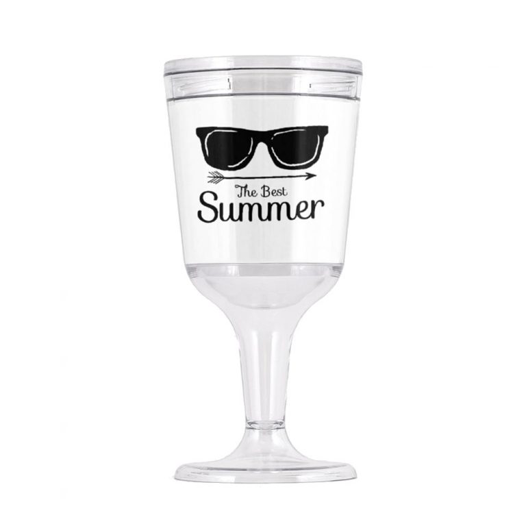 Wine Gobblet 8oz - The Best Summer - Sunglasses