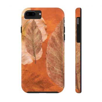 Case Mate Tough Cell Phone Cover Flower Art Print Old Antique Vintage Botanical Beige Brown Leaf Leaves