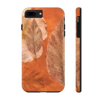 Case Mate Tough Cell Phone Cover Flower Art Print Old Antique Vintage Botanical Beige Brown Leaf Leaves