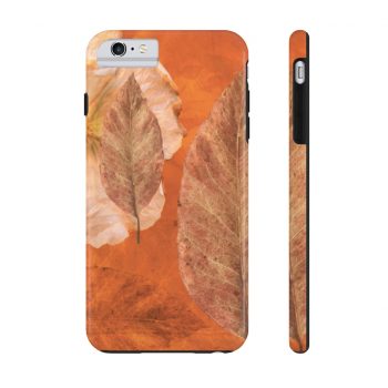 Case Mate Tough Cell Phone Cover Flower Art Print Old Antique Vintage Botanical Beige Brown Leaf Leaves