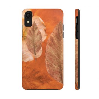 Case Mate Tough Cell Phone Cover Flower Art Print Old Antique Vintage Botanical Beige Brown Leaf Leaves