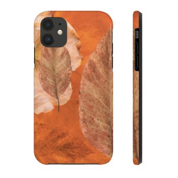 Case Mate Tough Cell Phone Cover Flower Art Print Old Antique Vintage Botanical Beige Brown Leaf Leaves