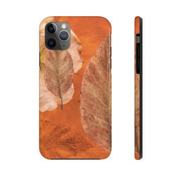 Case Mate Tough Cell Phone Cover Flower Art Print Old Antique Vintage Botanical Beige Brown Leaf Leaves