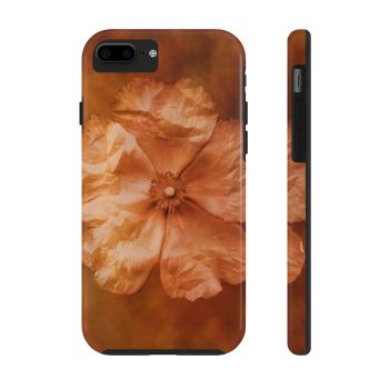 Case Mate Tough Cell Phone Cover Flower Art Print Old Antique Vintage Botanical Tan Beige Brown