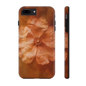 Case Mate Tough Cell Phone Cover Flower Art Print Old Antique Vintage Botanical Tan Beige Brown