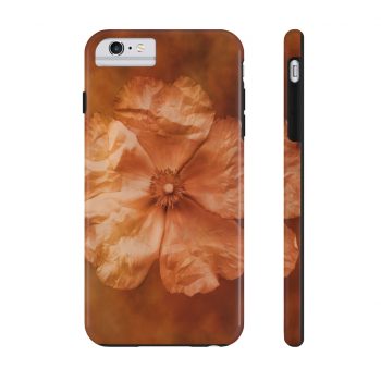 Case Mate Tough Cell Phone Cover Flower Art Print Old Antique Vintage Botanical Tan Beige Brown