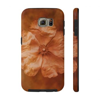 Case Mate Tough Cell Phone Cover Flower Art Print Old Antique Vintage Botanical Tan Beige Brown