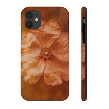 Case Mate Tough Cell Phone Cover Flower Art Print Old Antique Vintage Botanical Tan Beige Brown