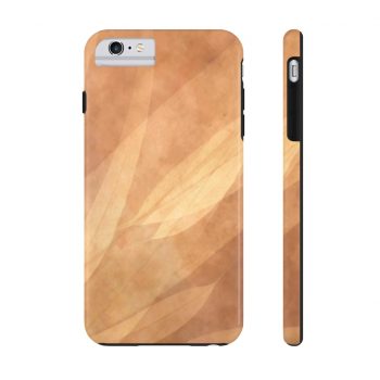 Case Mate Tough Cell Phone Cover Leaves Leaf Print Abstract Sand Brown Beige Cream Nature Art Print Old Antique Vintage