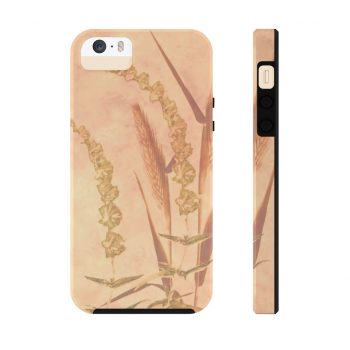 Case Mate Tough Cell Phone Cover Wheat Field Wheat Field Print Coral Beige Landscape Nature Art Print Old Antique Vintage