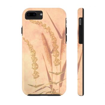 Case Mate Tough Cell Phone Cover Wheat Field Wheat Field Print Coral Beige Landscape Nature Art Print Old Antique Vintage