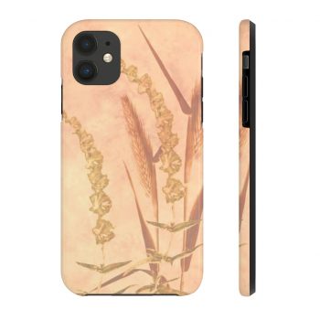 Case Mate Tough Cell Phone Cover Wheat Field Wheat Field Print Coral Beige Landscape Nature Art Print Old Antique Vintage