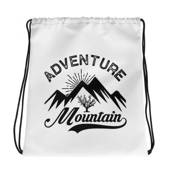 Drawstring Bag - Adventure Mountains