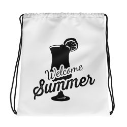 Drawstring Bag - Welcome Summer – Cocktail Drink