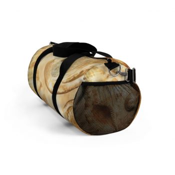 Duffel Bag Sea Shells Seashells Ocean Cream Beige Brown Gold Art Print Old Antique Vintage