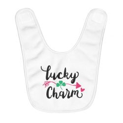 Fleece Baby Bib - Lucky Charm