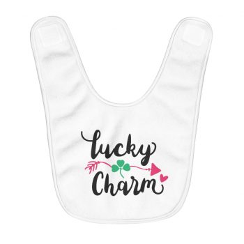 Fleece Baby Bib - Lucky Charm