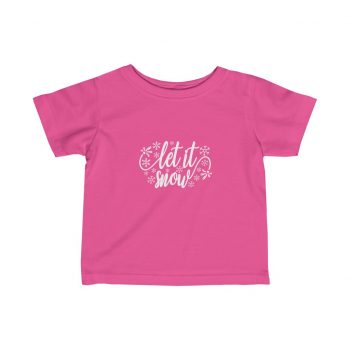 Infant Fine Jersey Tee T-Shirt Several Colors - Let it Snow