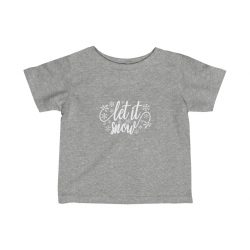 Infant Fine Jersey Tee T-Shirt Several Colors - Let it Snow