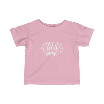 Infant Fine Jersey Tee T-Shirt Several Colors - Let it Snow