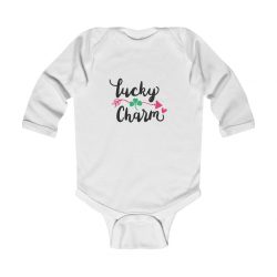 Infant Long Sleeve Body Suit Baby Onesie - Lucky Charm