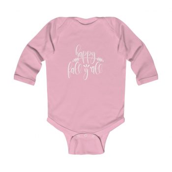 Infant Long Sleeve Body Suit Baby Onesie Several Colors - Happy Fall Y'all