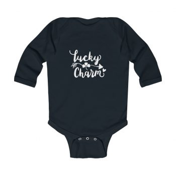 Infant Long Sleeve Body Suit Baby Onesie Several Colors - Lucky Charm