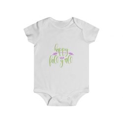 Infant Snap Tee Baby Body Suit Onesie - Happy Fall Y'all