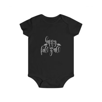 Infant Snap Tee Baby Body Suit Onesie Several Colors - Happy Fall Y'all