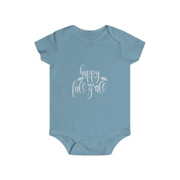 Infant Snap Tee Baby Body Suit Onesie Several Colors - Happy Fall Y'all