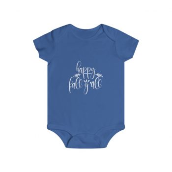 Infant Snap Tee Baby Body Suit Onesie Several Colors - Happy Fall Y'all