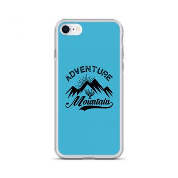 iPhone Phone Case Cover Blue - Adventure Mountains