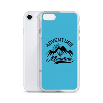 iPhone Phone Case Cover Blue - Adventure Mountains