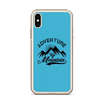 iPhone Phone Case Cover Blue - Adventure Mountains