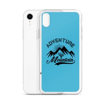 iPhone Phone Case Cover Blue - Adventure Mountains