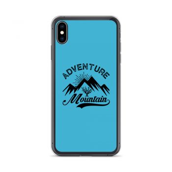 iPhone Phone Case Cover Blue - Adventure Mountains